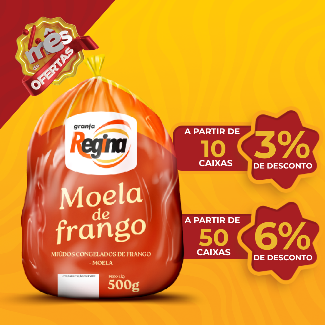Moela de Frango Cong 20x500g - Granja Regina